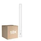 Fordelspakning 10x Philips CorePro PL-L LED Pære Mains 24W - 830 Varm Hvit | 4-Stift - Erstatter 55W