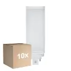 Fordelspakning 10x Ledvance Dulux-T LED 10W - 830 Varm Hvit | 4-Stift - Erstatter 26W