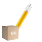 Fordelspakning 6x Osram LED Slim Line R7S LED R7S 118mm Klar 8W 806lm - 840 Kald Hvit | Erstatter 60W
