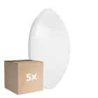 Fordelspakning 5x Ledvance Surface Rund 350 18W 830 1440lm Hvit IP44 | med sensor - varm hvit - erstatter 2x18W