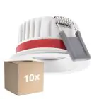 Fordelspakning 10x Ledvance LED spot Fire Rated Aluminium Hvit 8W 680lm 36D - 930 varm hvit | Utskjæring 68mm - IP65 - beste fargegjengivelse - dimbar