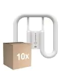 Fordelspakning 10x Ledvance DULUX-SQ LED 7W - 835 Varm Hvit | 2-Stift - Erstatter 16W