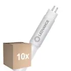 Fordelspakning 10x Ledvance LED Lysrør T5 Performance (Mains AC) High Efficiency 7W 1000lm - 865 Daglys | 55cm - Erstatter 14W