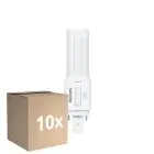 Fordelspakning 10x Philips CorePro PL-C LED 360D 5.9W 850lm - 830-840-865 CCT | 2-Stift - Erstatter 13W
