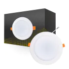 Bright Choice LED Downlight 18W 1620lm 120D - 840 Kald Hvit | Utskjæring 175mm - Erstatter 2x18W