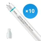 Fordelspakning 10x Philips LED Lysrør T8 MASTER Value (EM/Mains) High Output 8W 1050lm - 840 kald hvit | 60cm - erstatter 18W